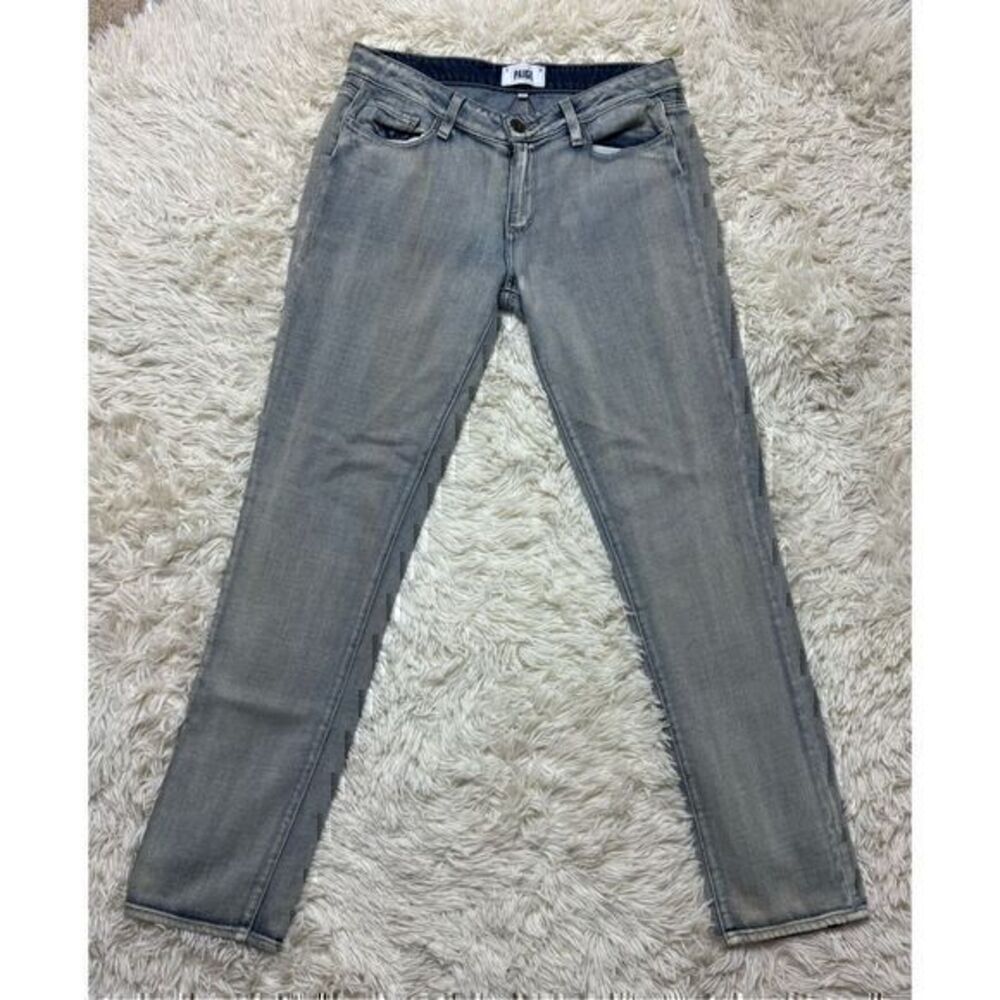 Women’s Paige Stretch Jimmy Jimmy Skinny Acid Wash Jeans Size 27